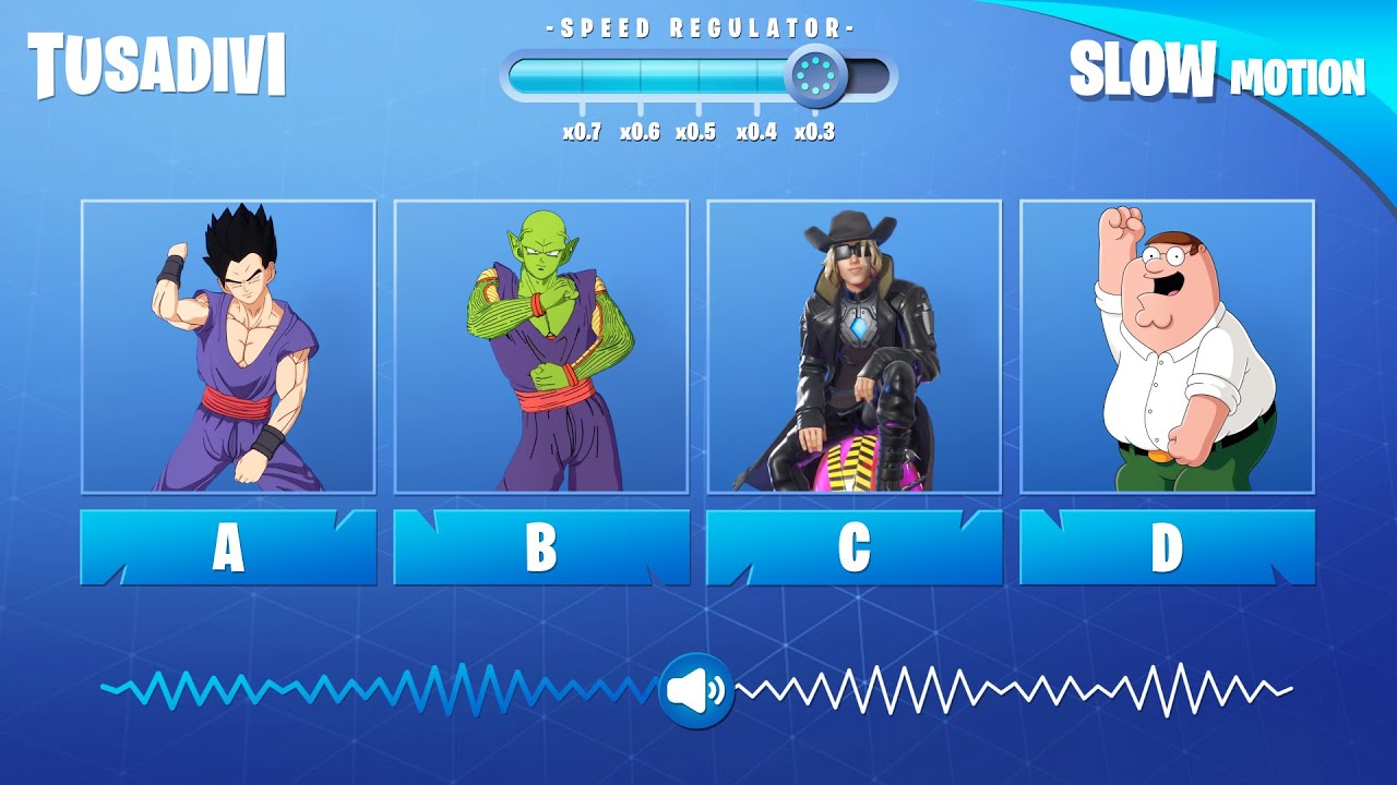 ADIVINA EL BAILE DE FORTNITE EN CÁMARA LENTA | tusadivi