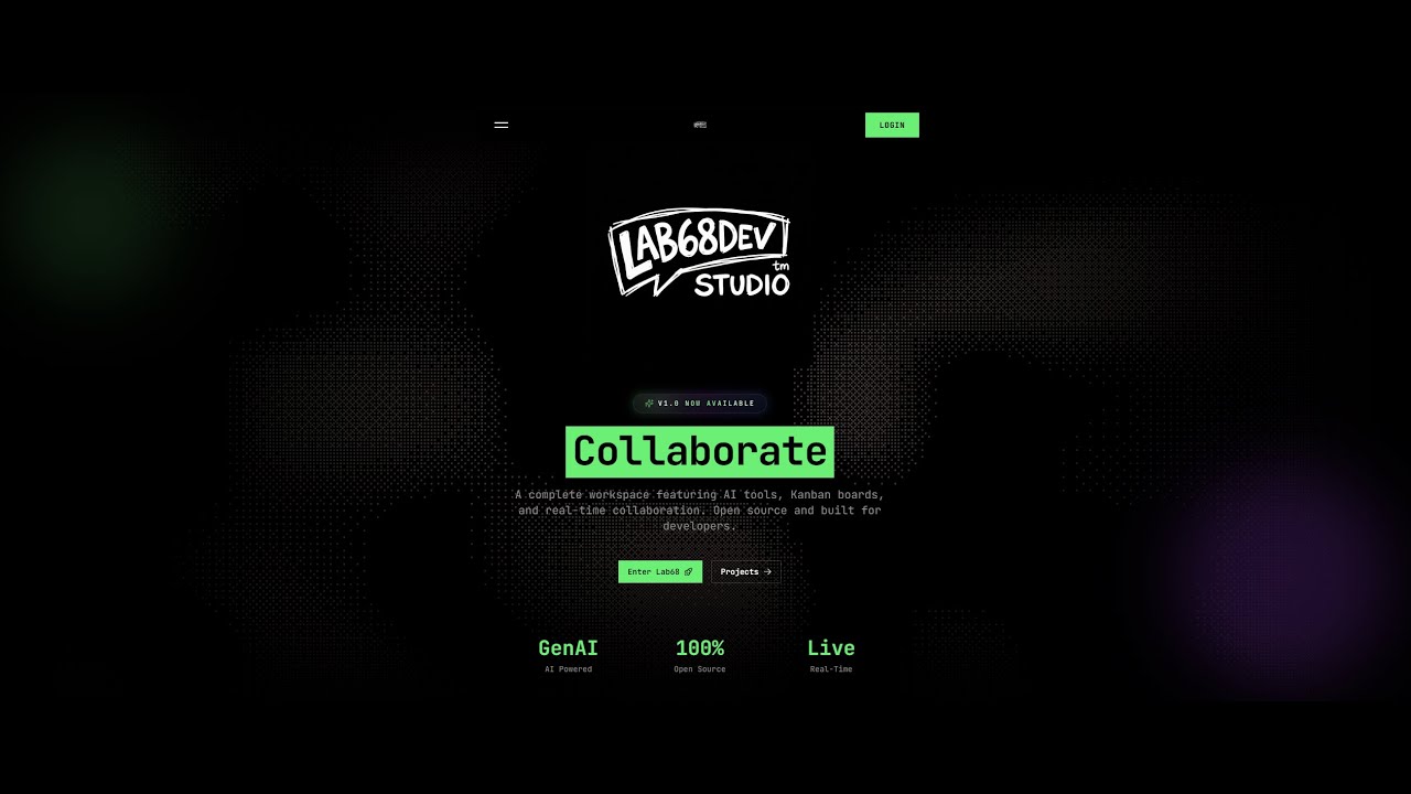 Fullstack Next.js: lab68dev-platform Showcase