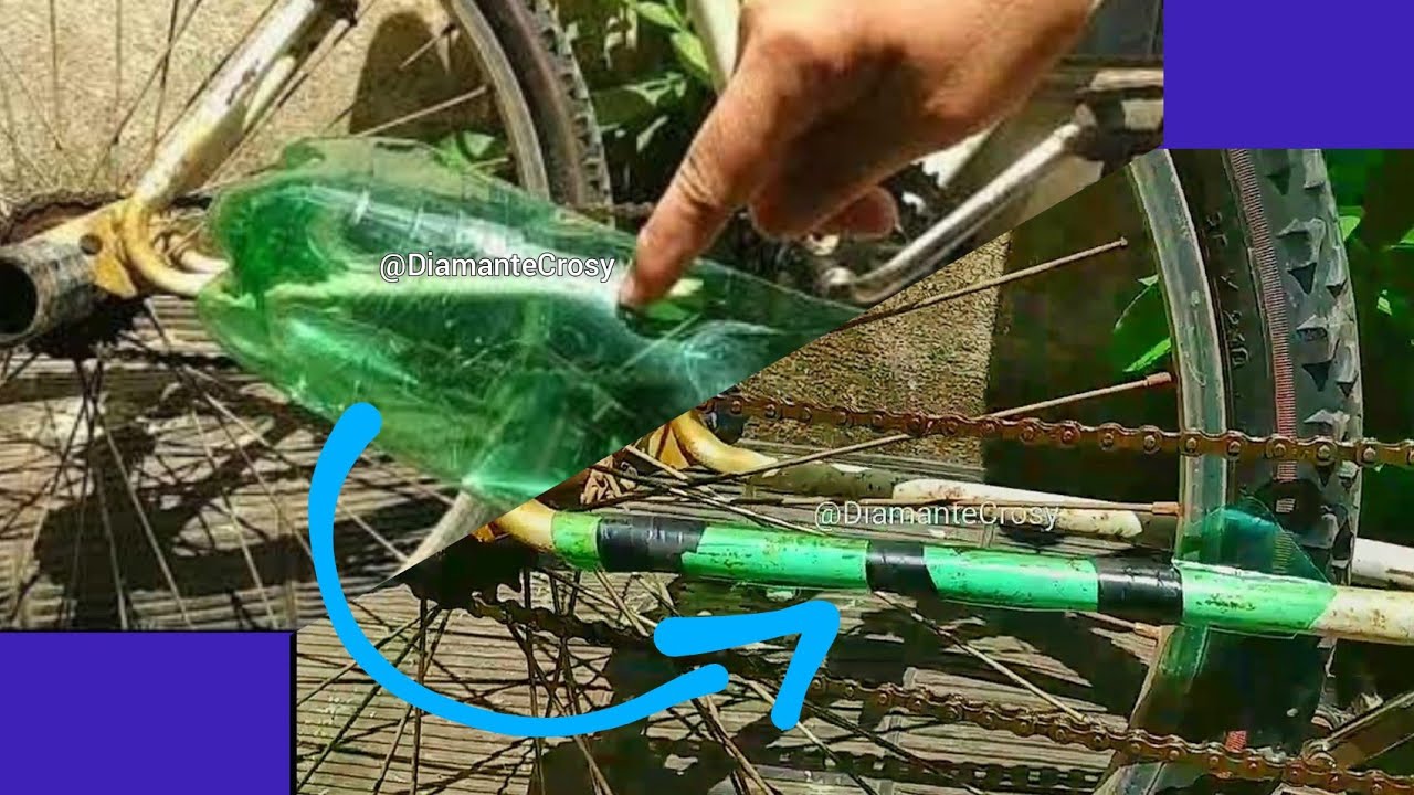 Como fazer um protetor de corrente para o quadro da bike