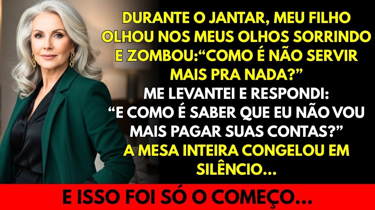 Meu filho me perguntou_“Como é não servir mais pra nada_”E o que fiz depois, ele jamais vai esquecer