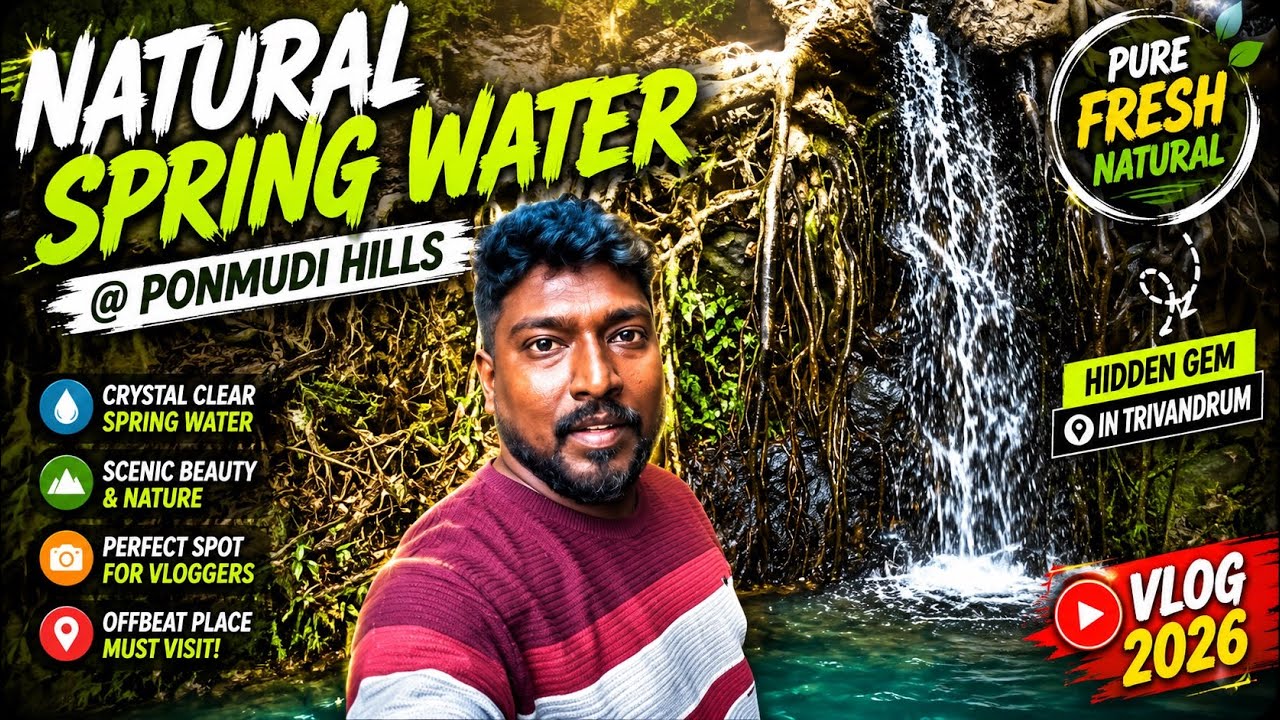 👉 “I Found an AMAZING Natural Spring Water at #PonmudiHills 😱 | Don’t Try This”