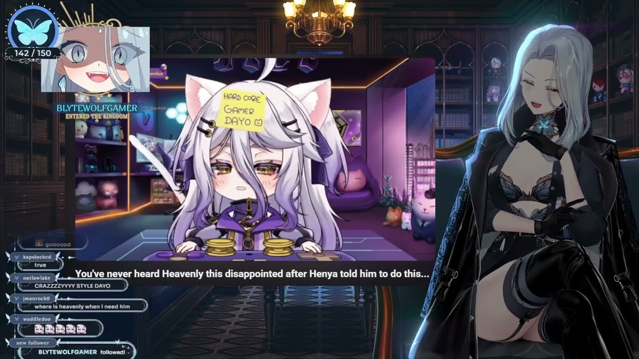 Amalee Reacts to VShojo Clips Heavenly's Reaction to Brainrot Henya (May 14, 2025)