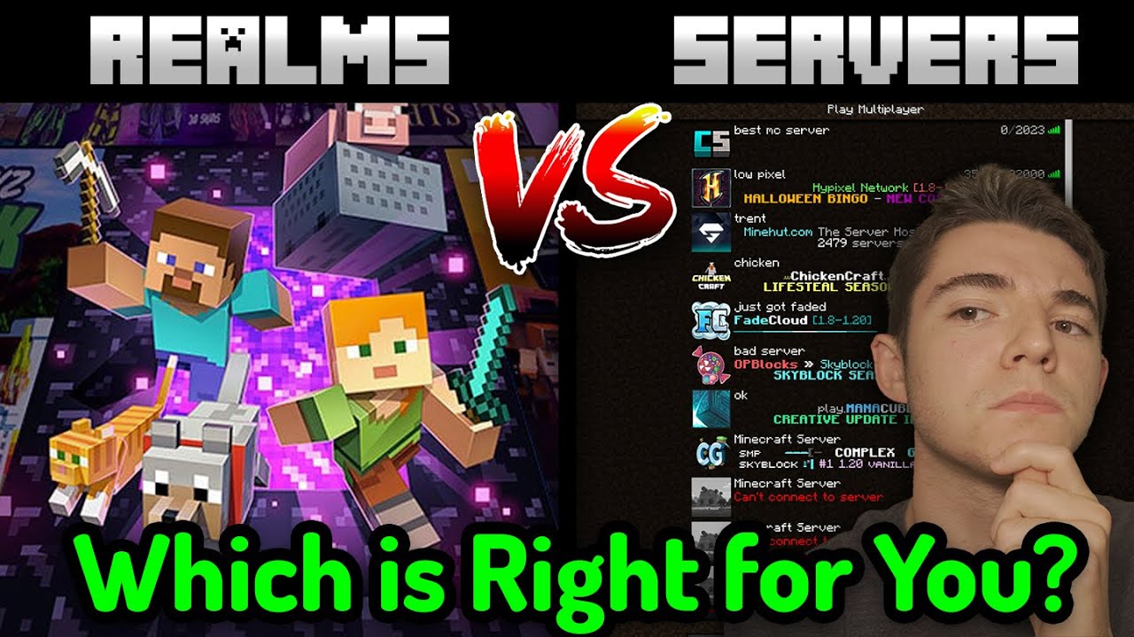 Minecraft Realms VS Servers: Which is right for YOU?