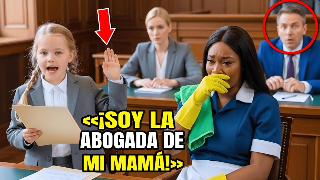 La Criada Acusada por un Millonario Fue al Juicio Sin Abogado -Hasta que su Hija Entró y Todo Cambió