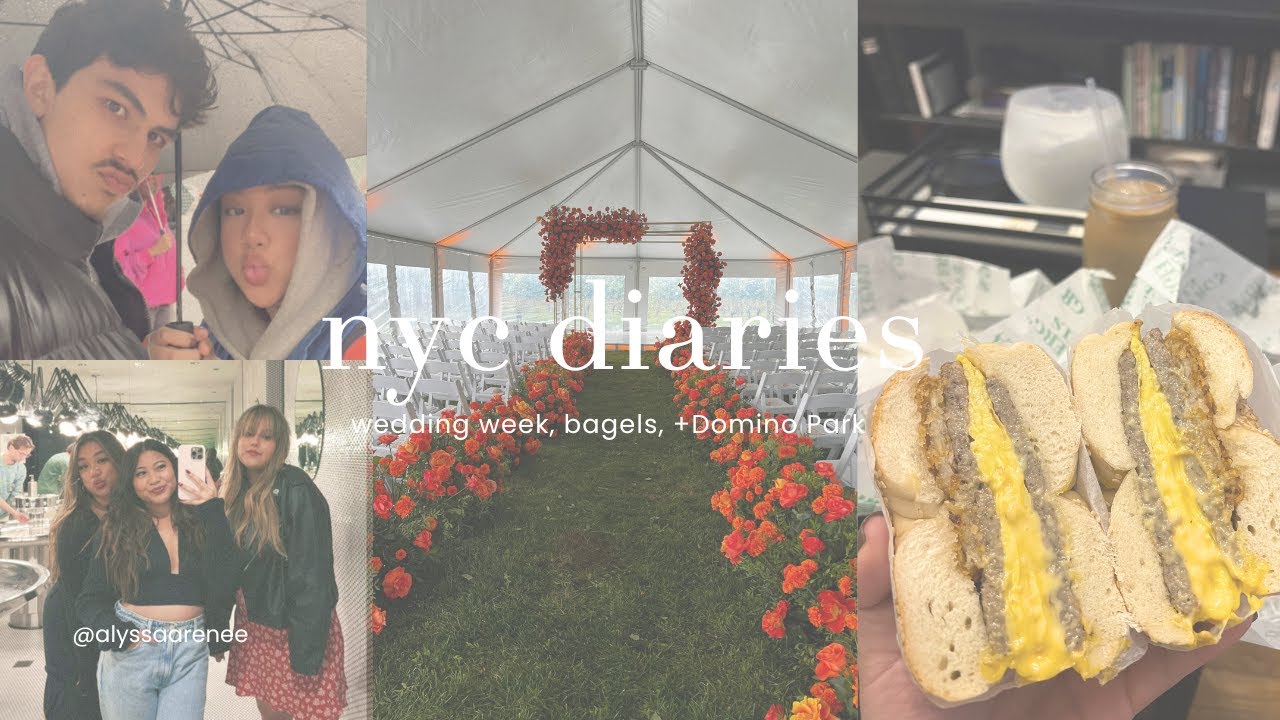 nyc diaries // wedding weekend, good food, + domino park