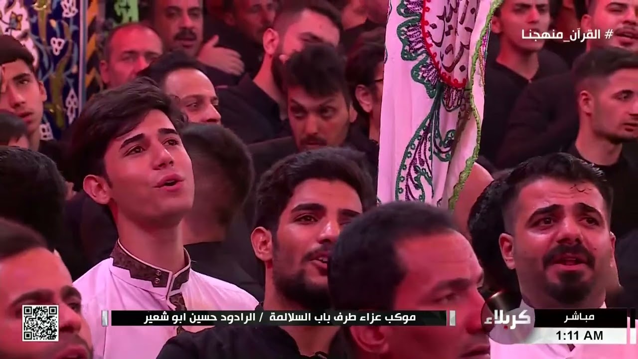 موكب عزاء طرف باب السلالمة - الرادود حسين ابو شعير