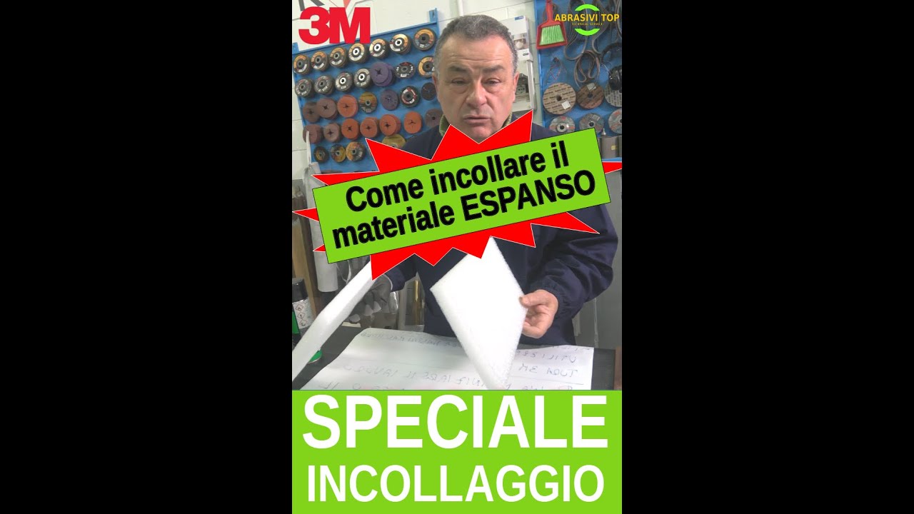 Come incollare il materiale espanso con l'adesivo Spray 3M&trade;