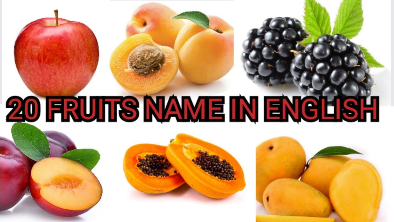 Fruits Name in English For Kids | Fruits Name with Pictures || Kids Learning || Fruit Vocabulary