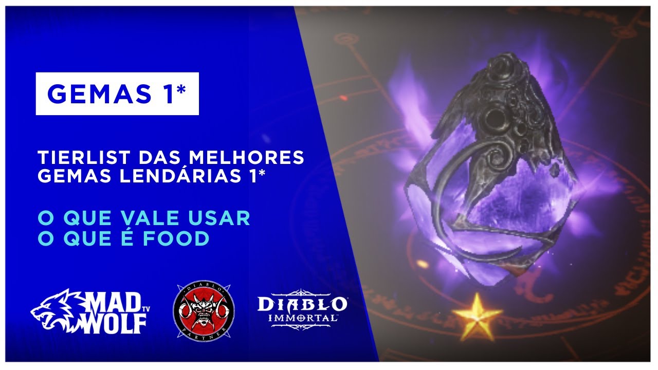 Tierlist das melhores gemas Lendárias 1 estrelas