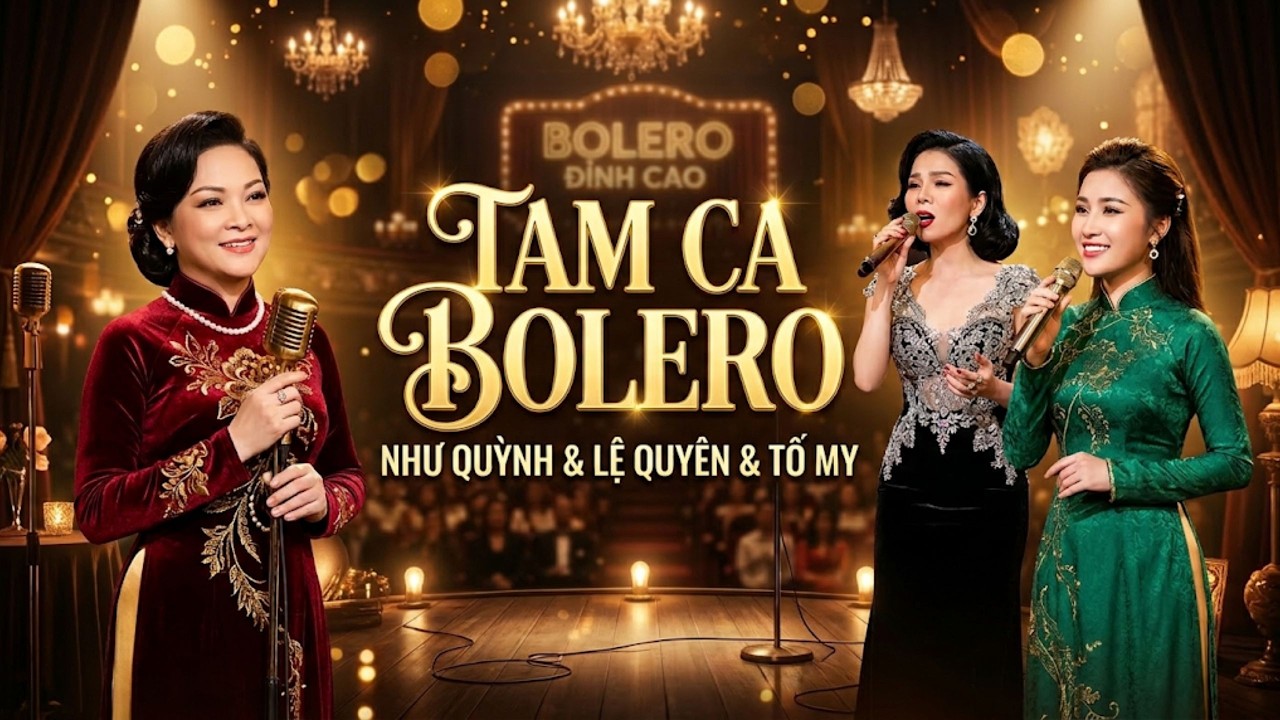 Tam Ca Bolero Tình Ca Được Yêu Thích - Như Quỳnh & Lệ Quyên & Tố My | LK Hai Lối Mộng & Sầu Lẻ Bóng