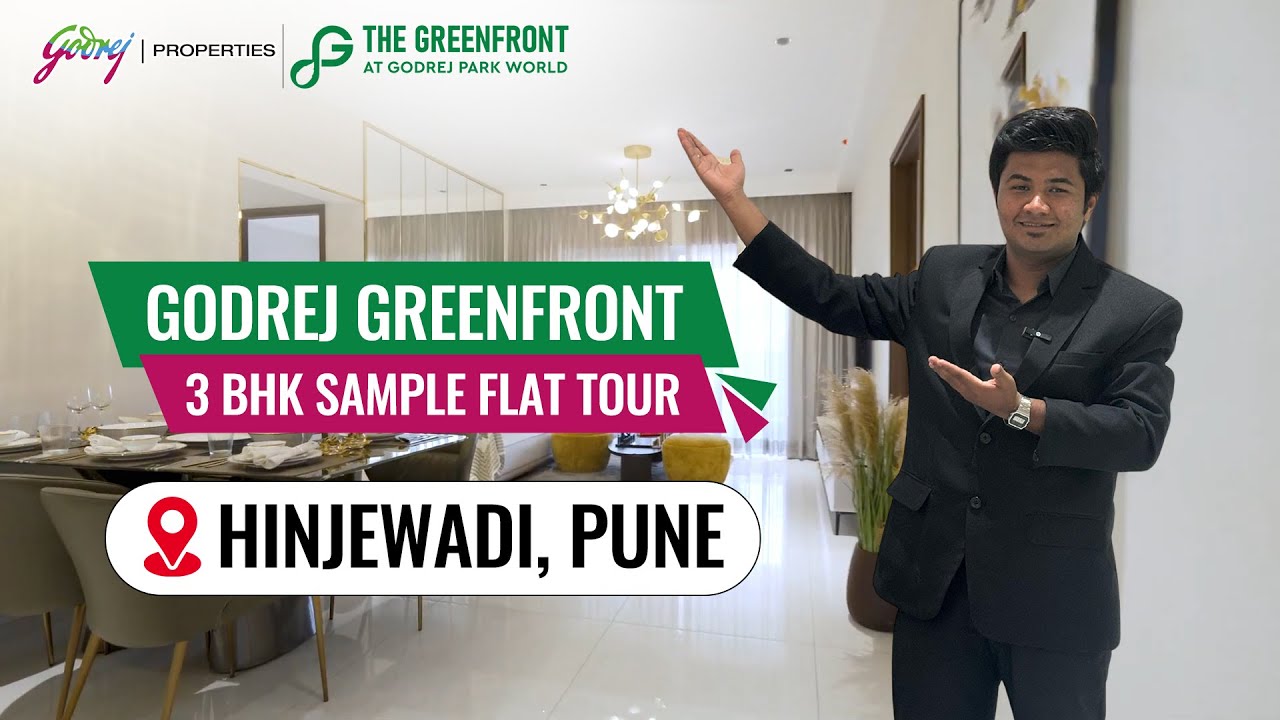 Godrej Greenfront Hinjewadi | 3 BHK Sample Flat Tour | Godrej Properties Pune #realestate #proprise