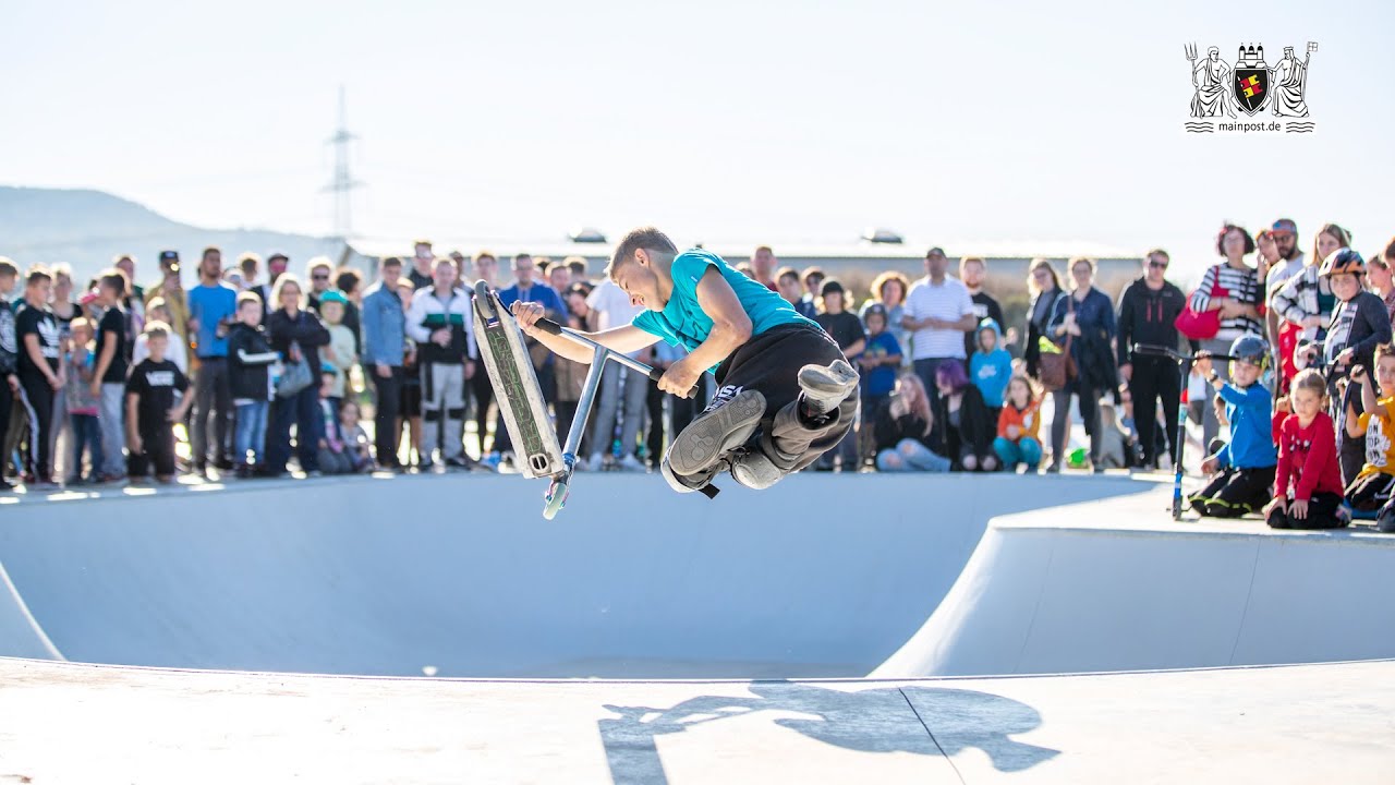 Eröffnung des Bike & Skatepark Knetzgau (Lkr. Haßberge)