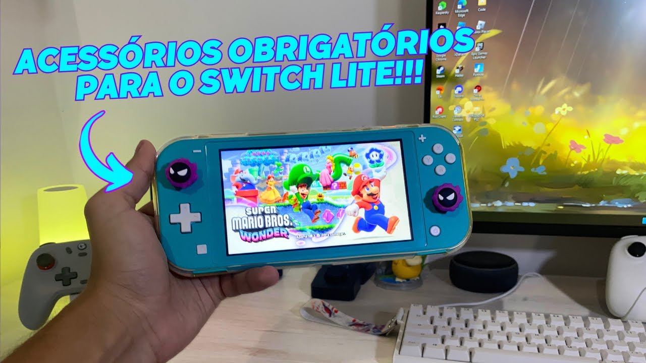 OS ACESSÓRIOS ESSENCIAIS SE VOCE TEM UM NINTENDO SWITCH LITE!!!