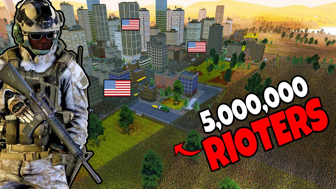 Can US ARMY Hold NEW YORK vs 5 MILLION RIOTERS!? - UEBS 2: Ultimate Epic Battle Simulator 2