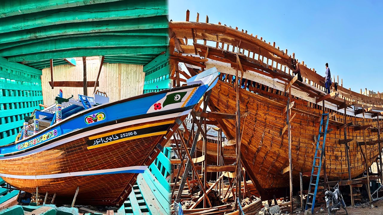 How to Make Big Ship in Local Market in Pakistan | Handmade Wooden Ship Manufacturing