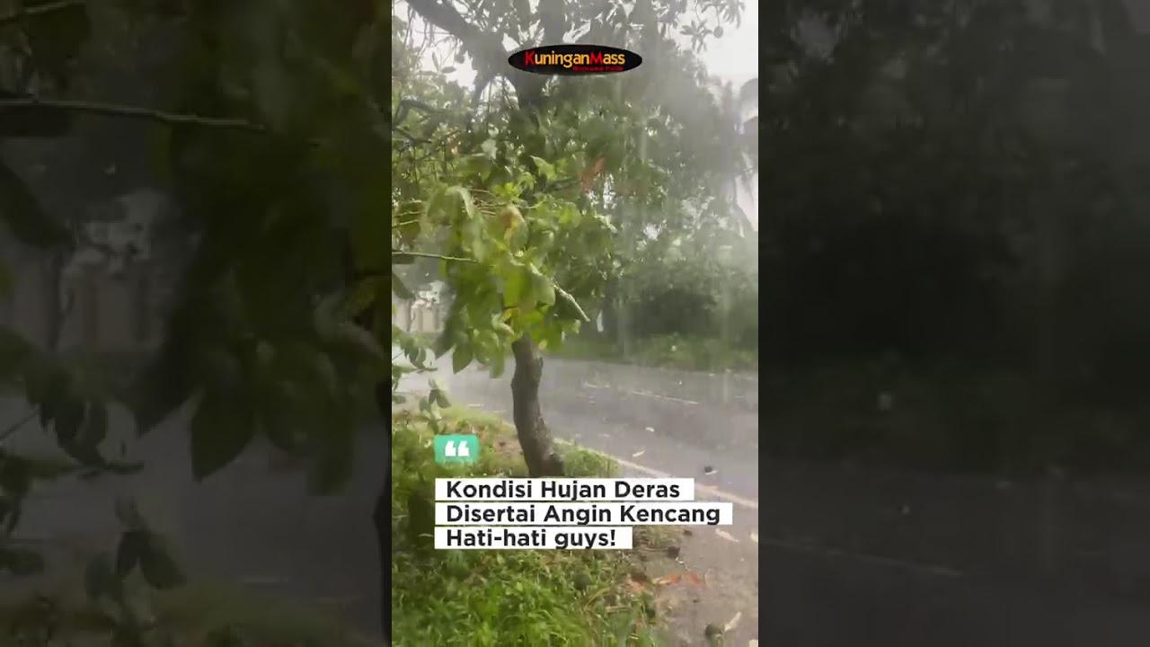 Hujan deras disertai Angin II Jumat (9/1/2026)