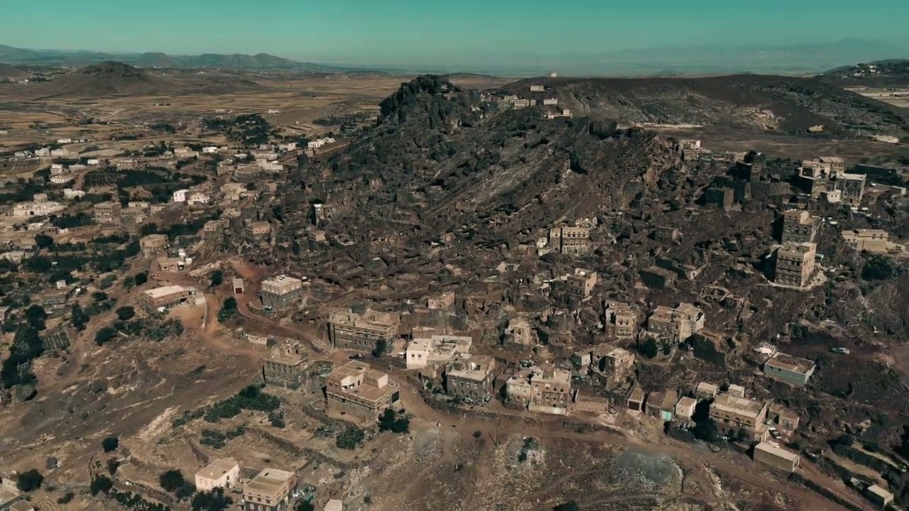 تصوير جوي همدان قاع المنقب و شبام كوكبان 