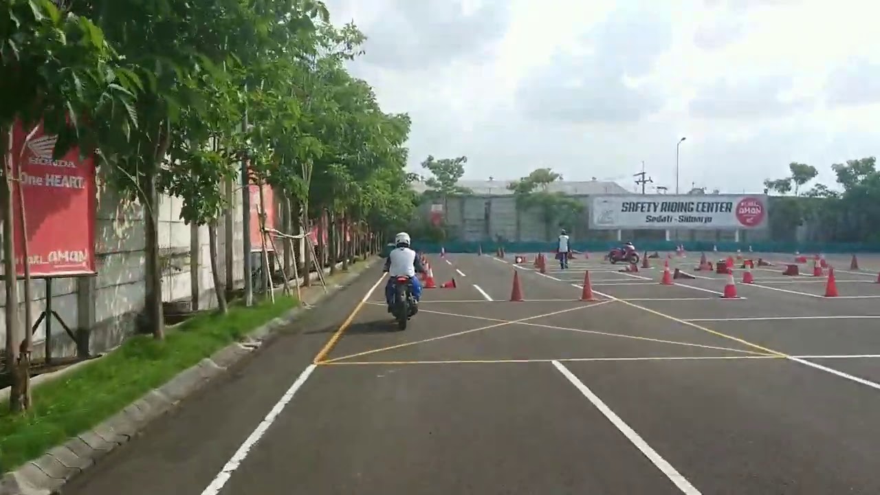 Slalom Course Safety Riding Honda