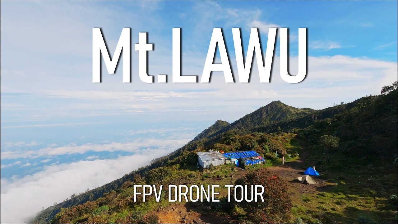 MENEMBUS KABUT GUNUNG LAWU | DRONE VIEW