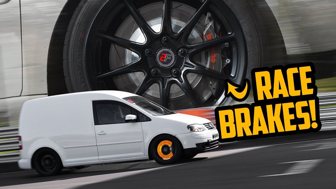 Fitting RACE BRAKES on a VW Caddy VAN! 🏁🛑