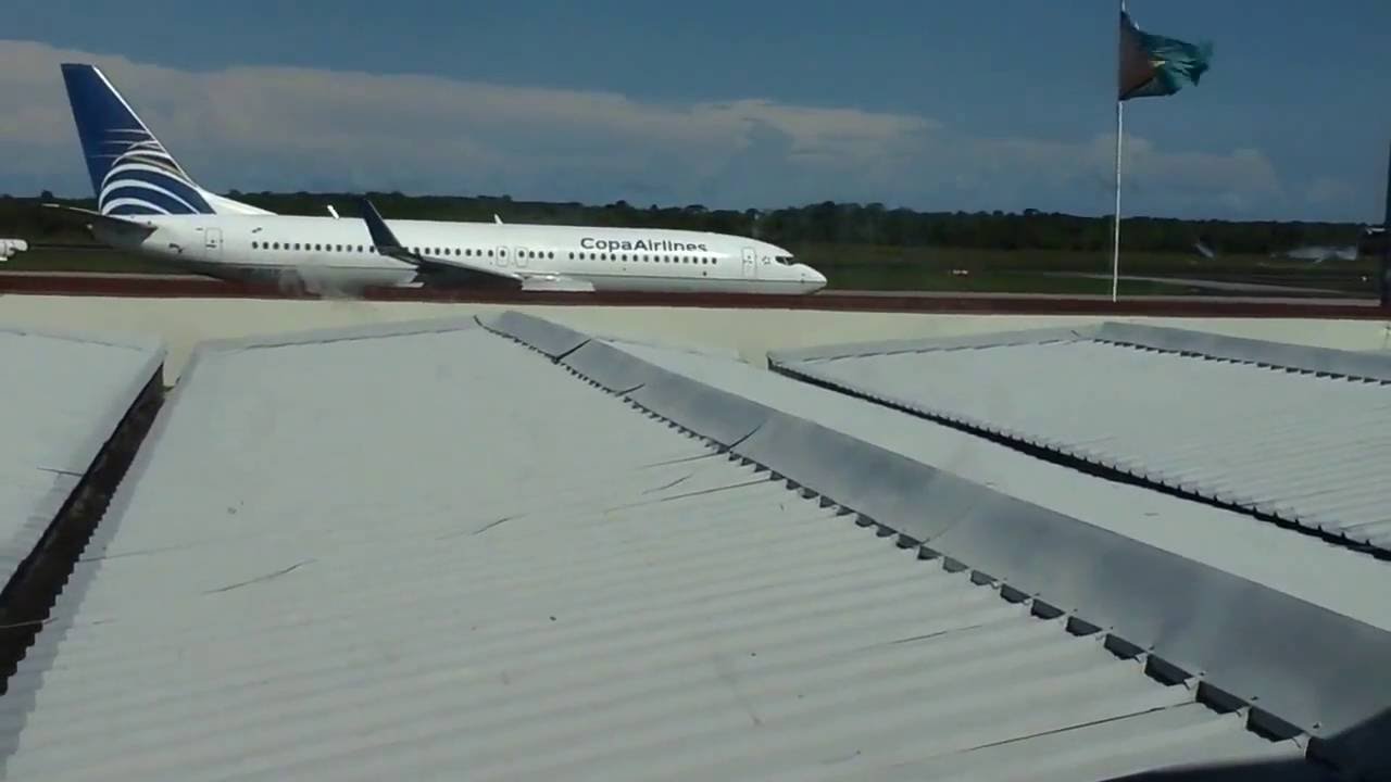 heavy midday arrivals at cjia airport guyana #1