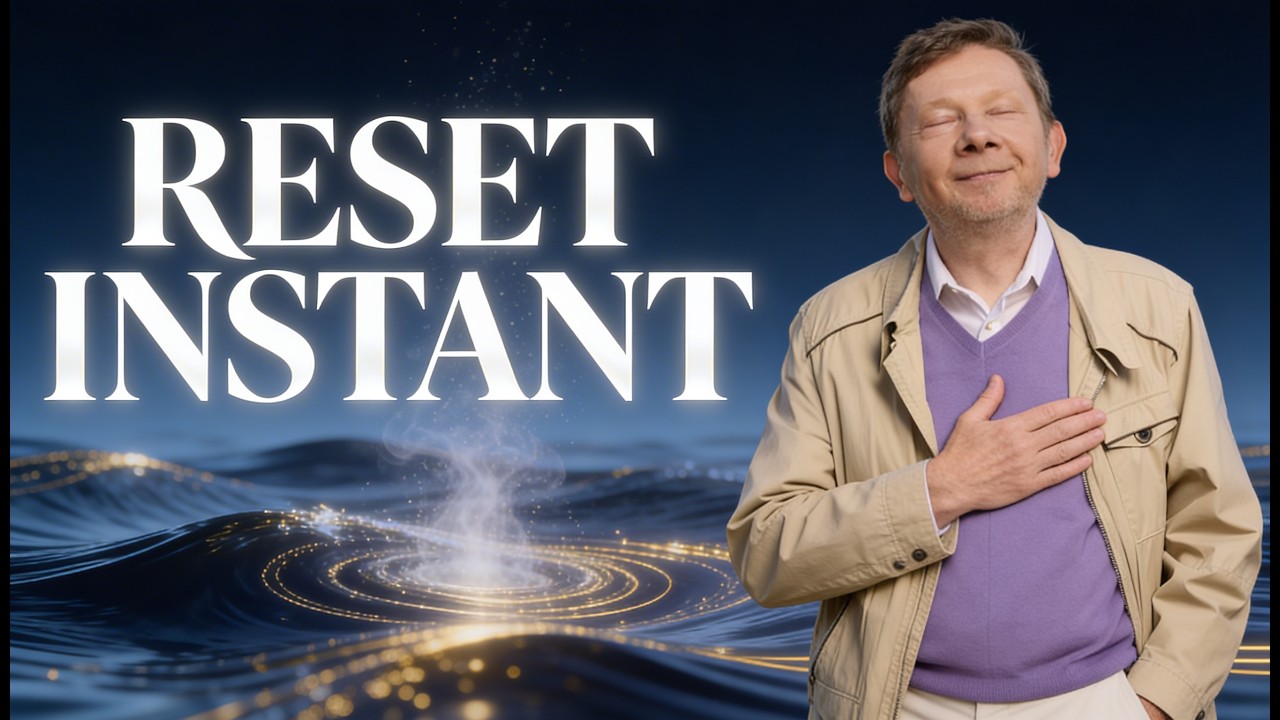 La Technique de 60 Secondes Qui DISSOUT l'Anxiété Instantanément | Eckhart Tolle