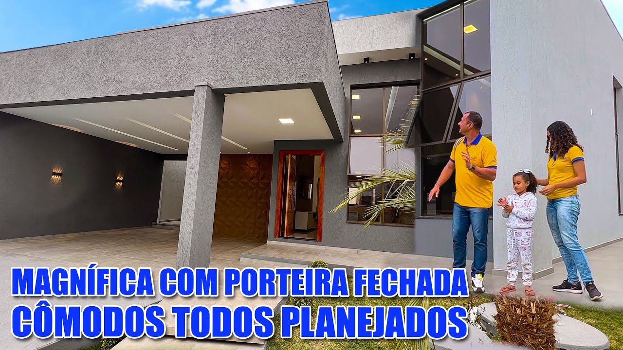 Pra classe média sonhar mais alto com essa magnifica casa toda planejada e vai com tudo dentro