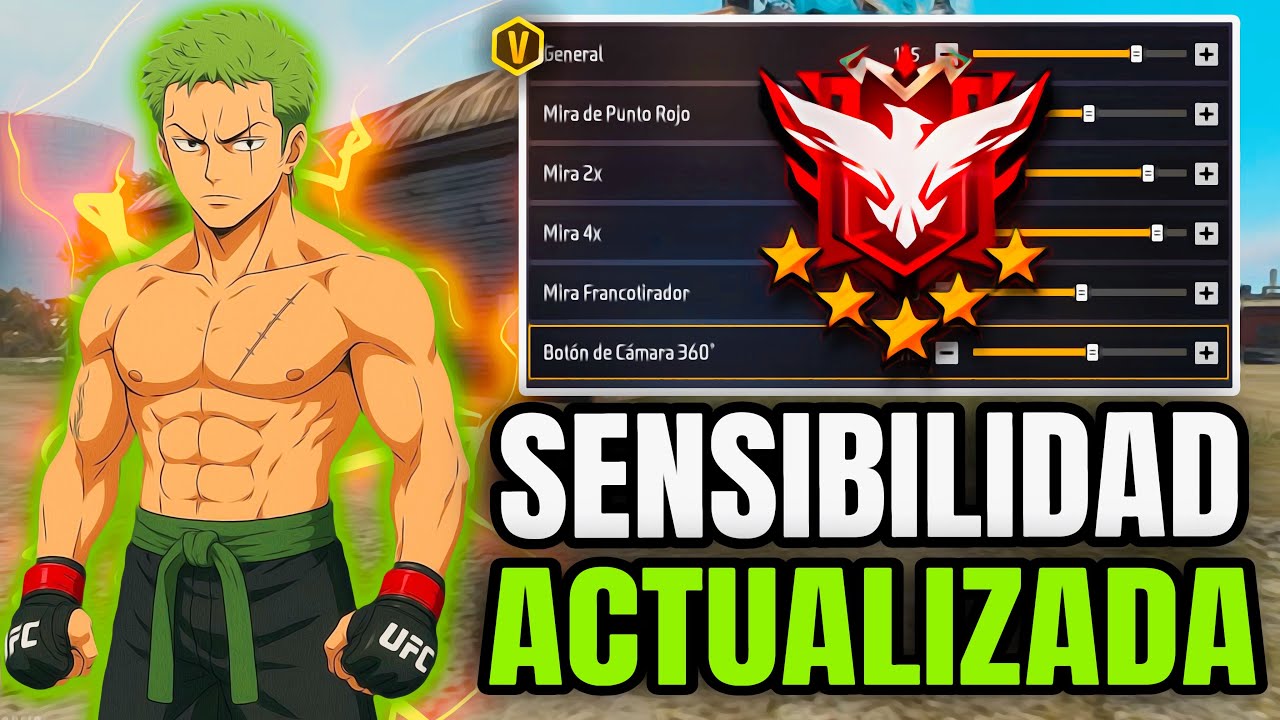 SENSI ACTUALIZADA 2026!🔥LA MEJOR SENSIBILIDAD PARA PEGAR TODO ROJO NUEVA ACTUALIZACIÓN de FREFIRE!