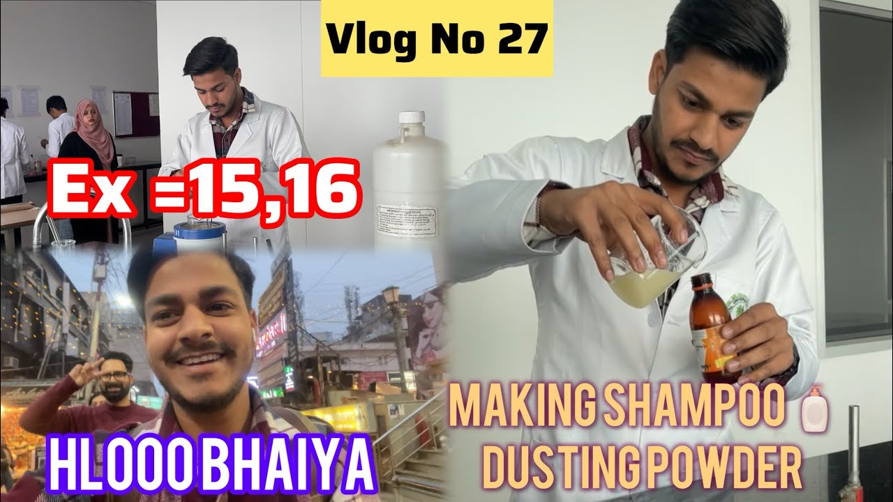Today Making Shampoo 🧴 And Dusting Powder In Experiment Lab 🧫 Come And Watch How Make 
