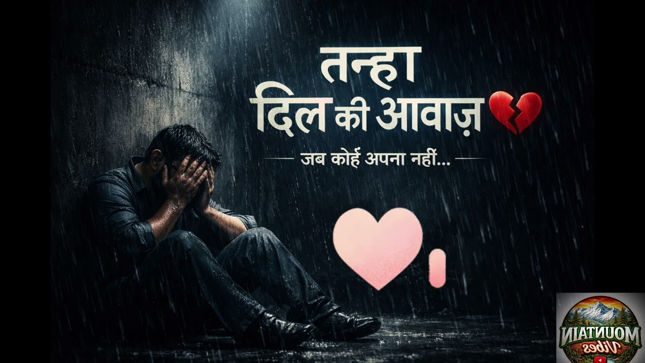 तन्हा दिल की ख़ामोश सदा 💔 | Very Sad Heart Touching Bhajan | Emotional Broken Heart Song |