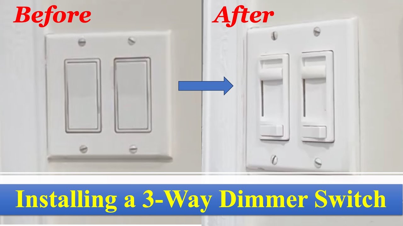 How To Install 3-Way Dimmer Switches for Pot Lights. DIY - Leviton Decora SureSlide Dimmer.
