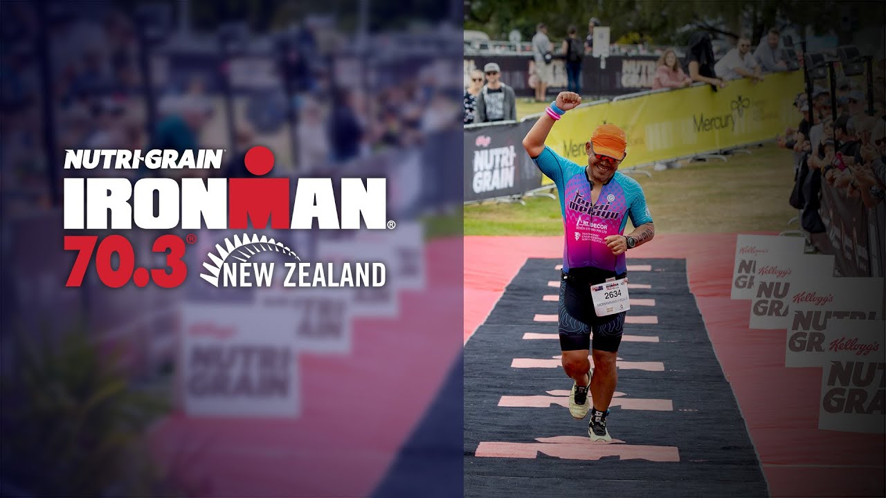 2023 Nutri-Grain IRONMAN 70.3 New Zealand - Finish Line Camera