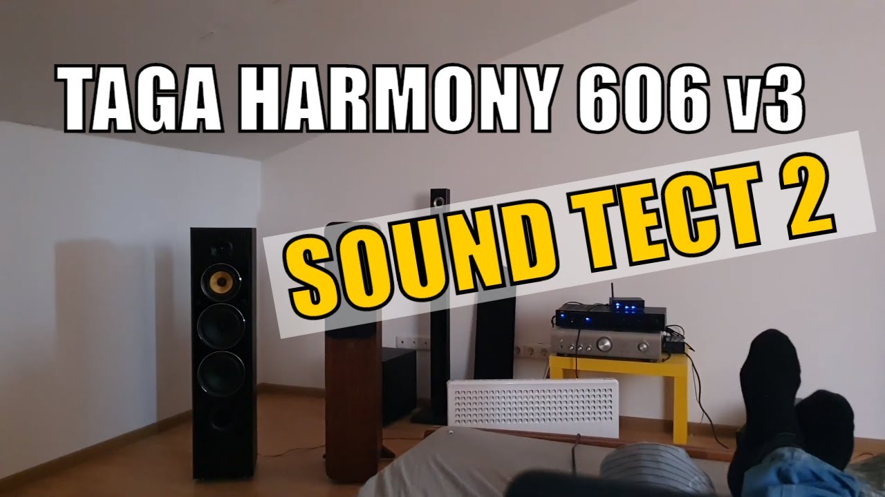 Обзор и тест звука Taga Harmony 606 v3 - часть 2. Звучание напольных колонок Taga Harmony 606.