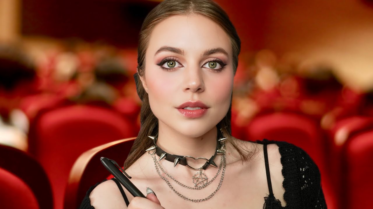 ASMR Goth Girl At The Back Of The Class Is Obsessed w/ You (Roleplay, Soft Spoken Personal Attention