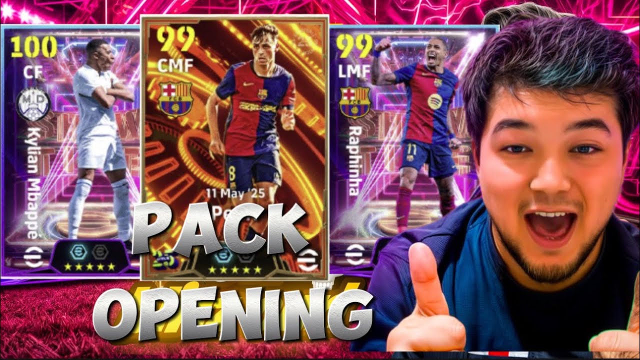 Big Time Pedri & Mbapp&eacute; 105! 🔥 Epic + Showtime Pack Opening | eFootball 2025 La Liga Best Players!