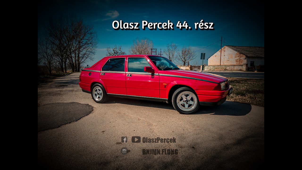 Olasz Percek 44. rész - Alfa Romeo 75 1.6 IE