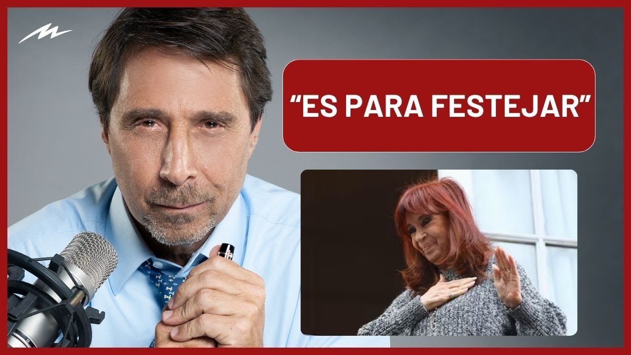 Cristina Kirchner ya est&aacute; presa, con tobillera y sin balc&oacute;n y Eduardo Feinmann reaccion&oacute; sin filtro