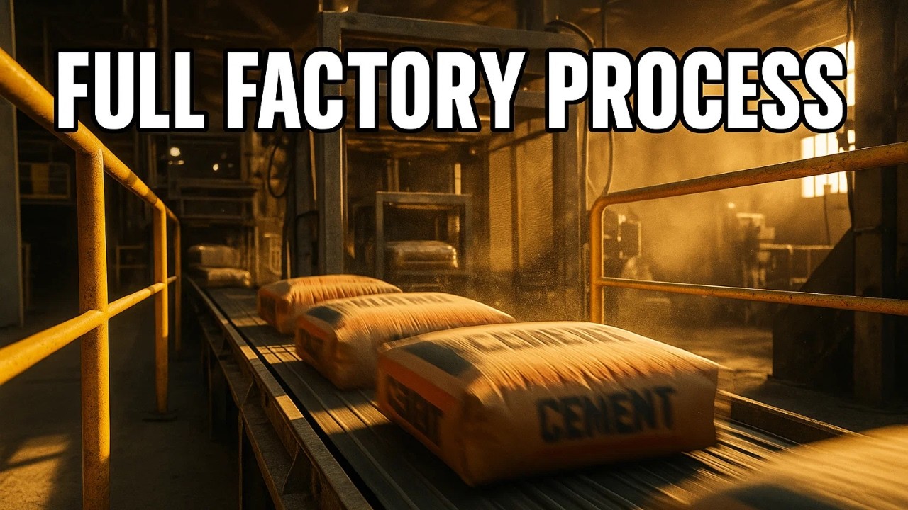 Inside Cement Factory | Full Process From Factory to Construction Site
