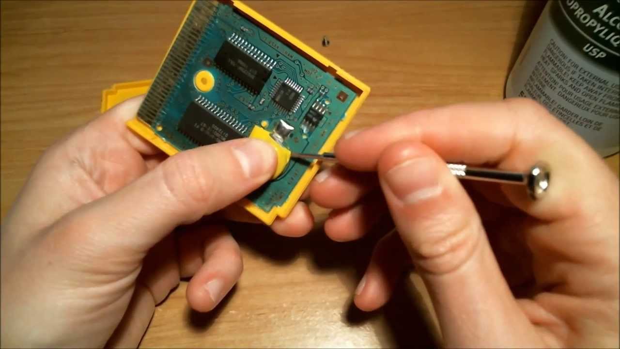 ASMR Whisper: Pokemon Yellow Cartridge Battery Replacement