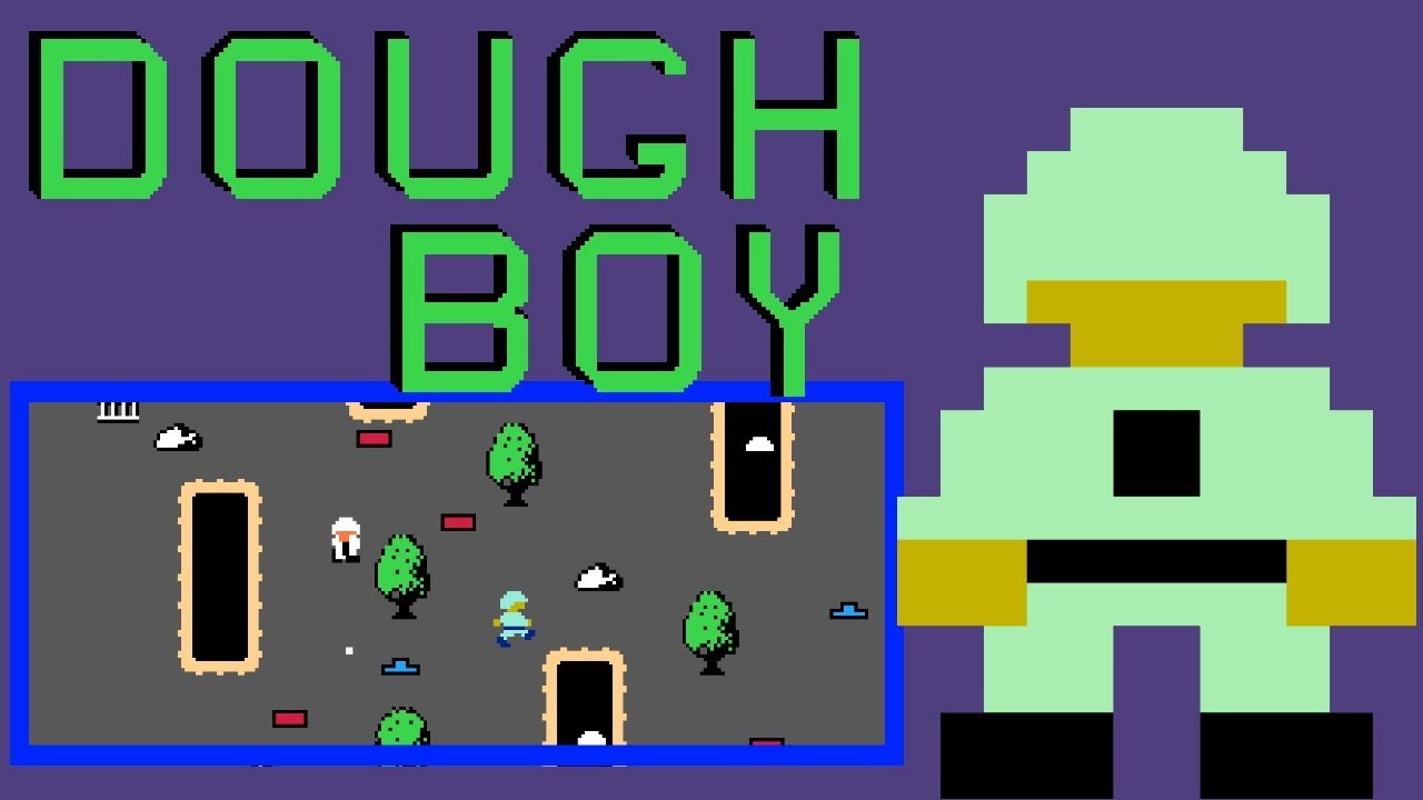 Dough Boy (FC &middot; Famicom) video game port | Game B (2 rounds) session for 1 Player 🎮