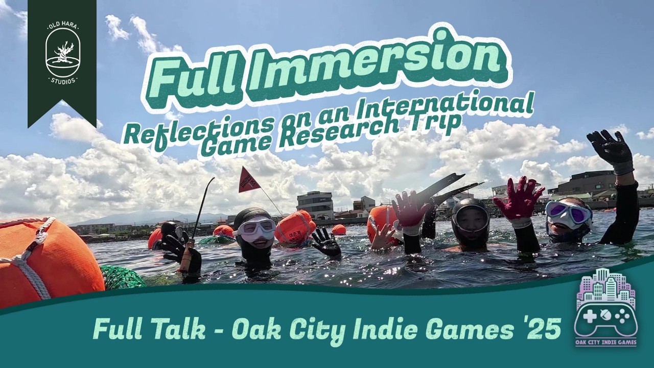 🌊 FULL IMMERSION: Reflections on an International Game Research Trip - Oak City Indie Games '25 🎮