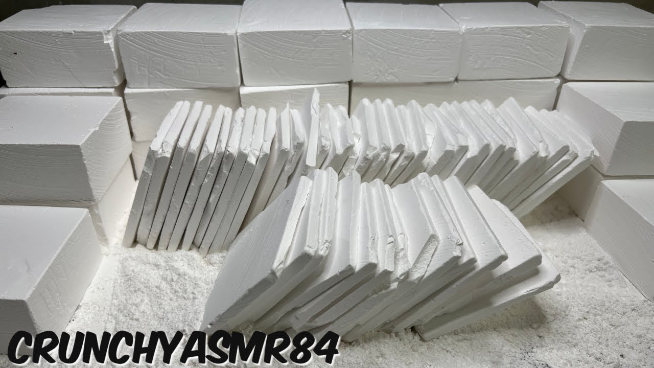 24 Fresh Chalk Blocks & 50 Thins | Oddly Satisfying | ASMR | Sleep Aid
