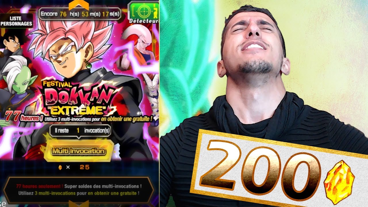 INVOCATION BLACK GOKU ROSE | DBZ DOKKAN BATTLE