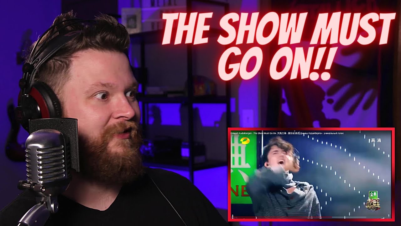 Reaction to Dimash Kudaibergen - The Show Must Go On - Metal Guy Reacts