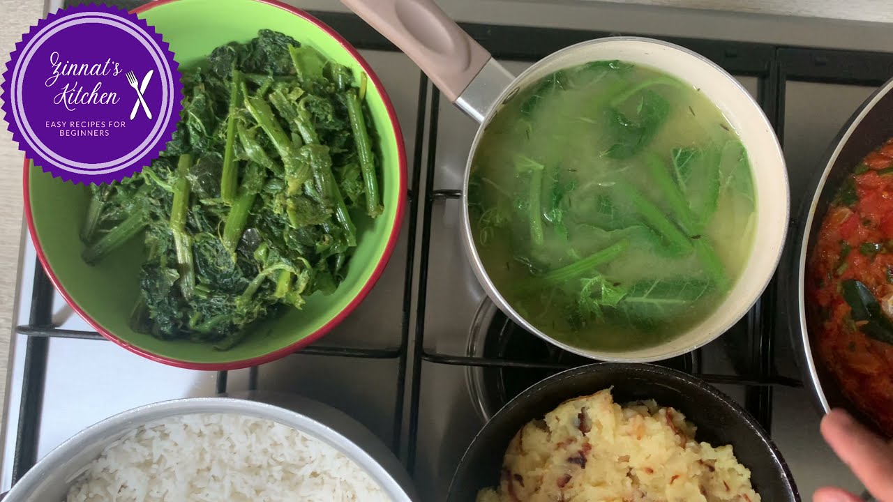 Bouyon bred sou sou ( chow chow soup)