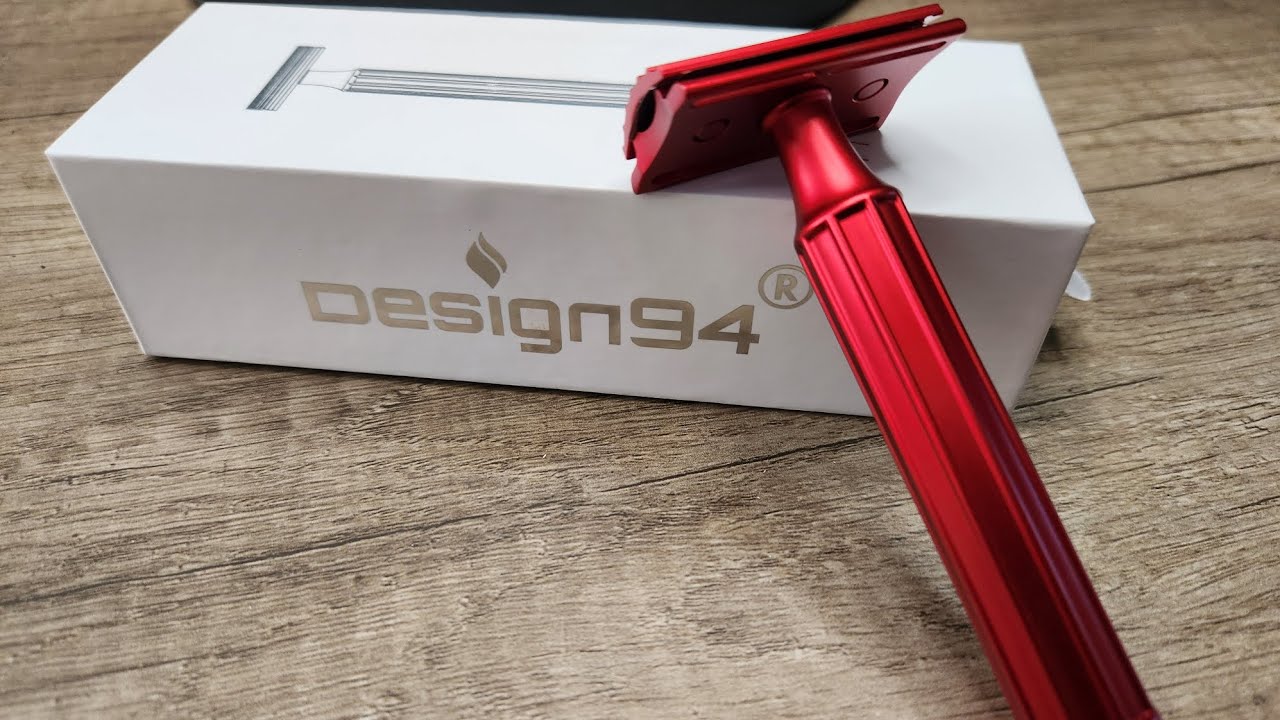 RAZOR REVIEW EPISODE 1: On Fire Red Aviation94 Safety Razor from Design 94