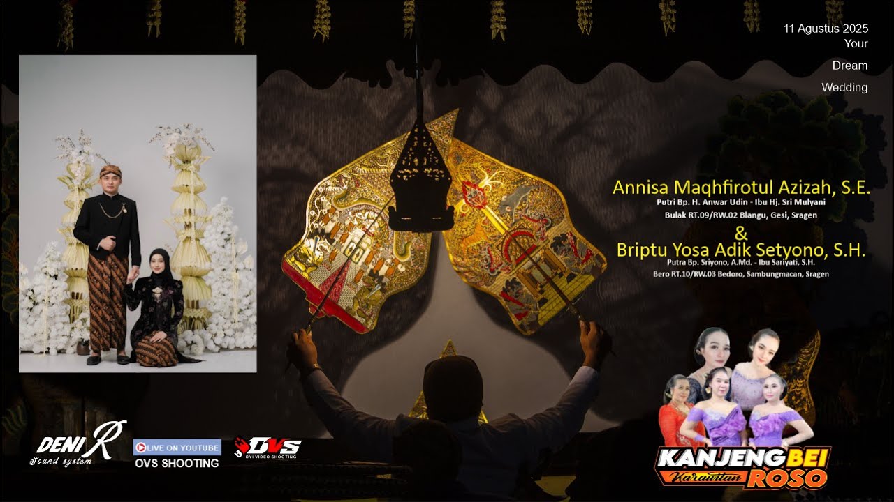 LIVE PART 4 WEDDING ANNISA & YOSA - DENY R AUDIO - Bulak, 11 Agustus 2025