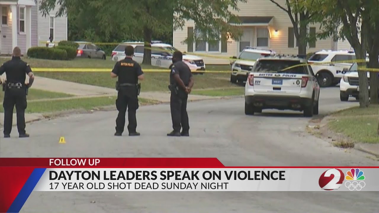Dayton mayor, police chief speak out on violence after teen killed Sunday night