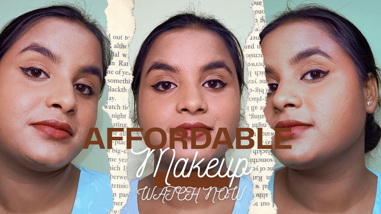 "Step By Step Beginner Friendly Makeup WITH MOST AFFORDABLE PRODUCTS✨❤️💄"