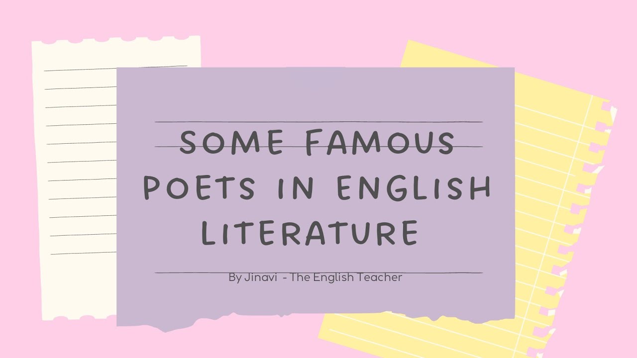 12 Famous Poets in English Literature | Poets and Their Famous Poems | Quotes